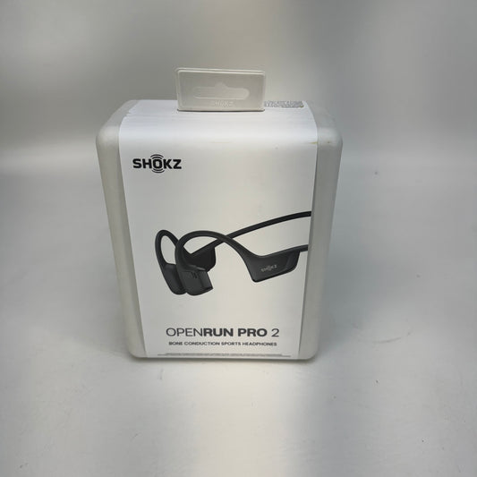 New Shokz OpenRun Pro 2 Bone Conduction Wireless Headphones Black S820