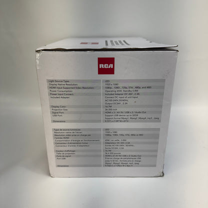 New RCA RPJ227 Projector/Streaming Device
