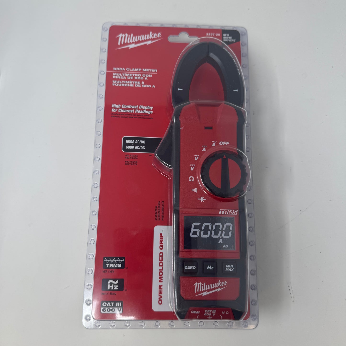 New Milwaukee 2237-20 AA 600A Clamp Meter