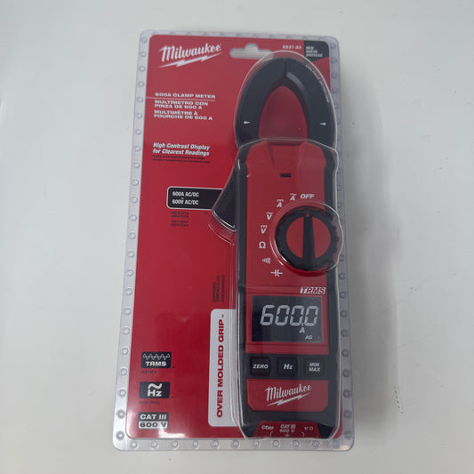 New Milwaukee 2237-20 AA 600A Clamp Meter