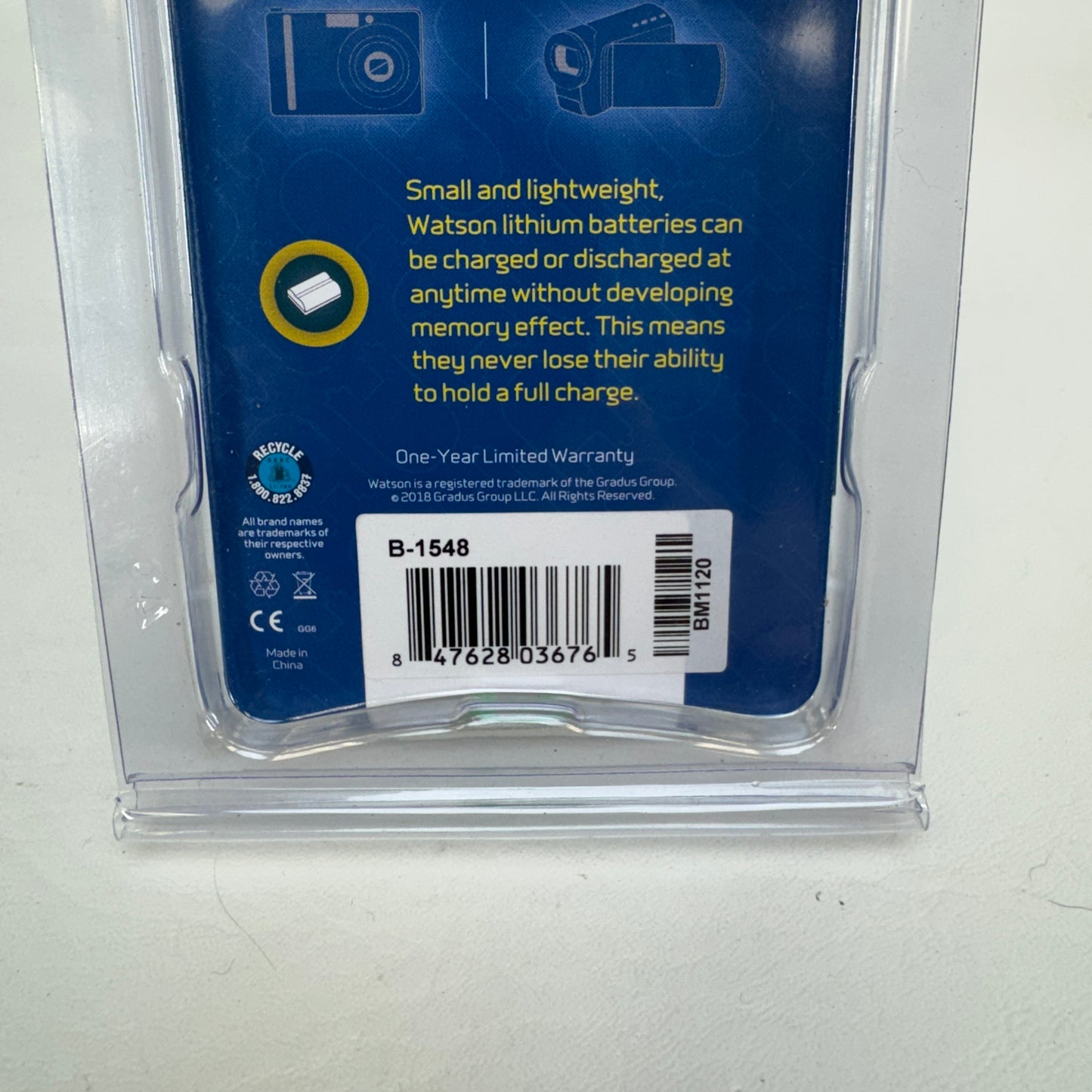New Watson LP-E6NH Battery Pack B 1548