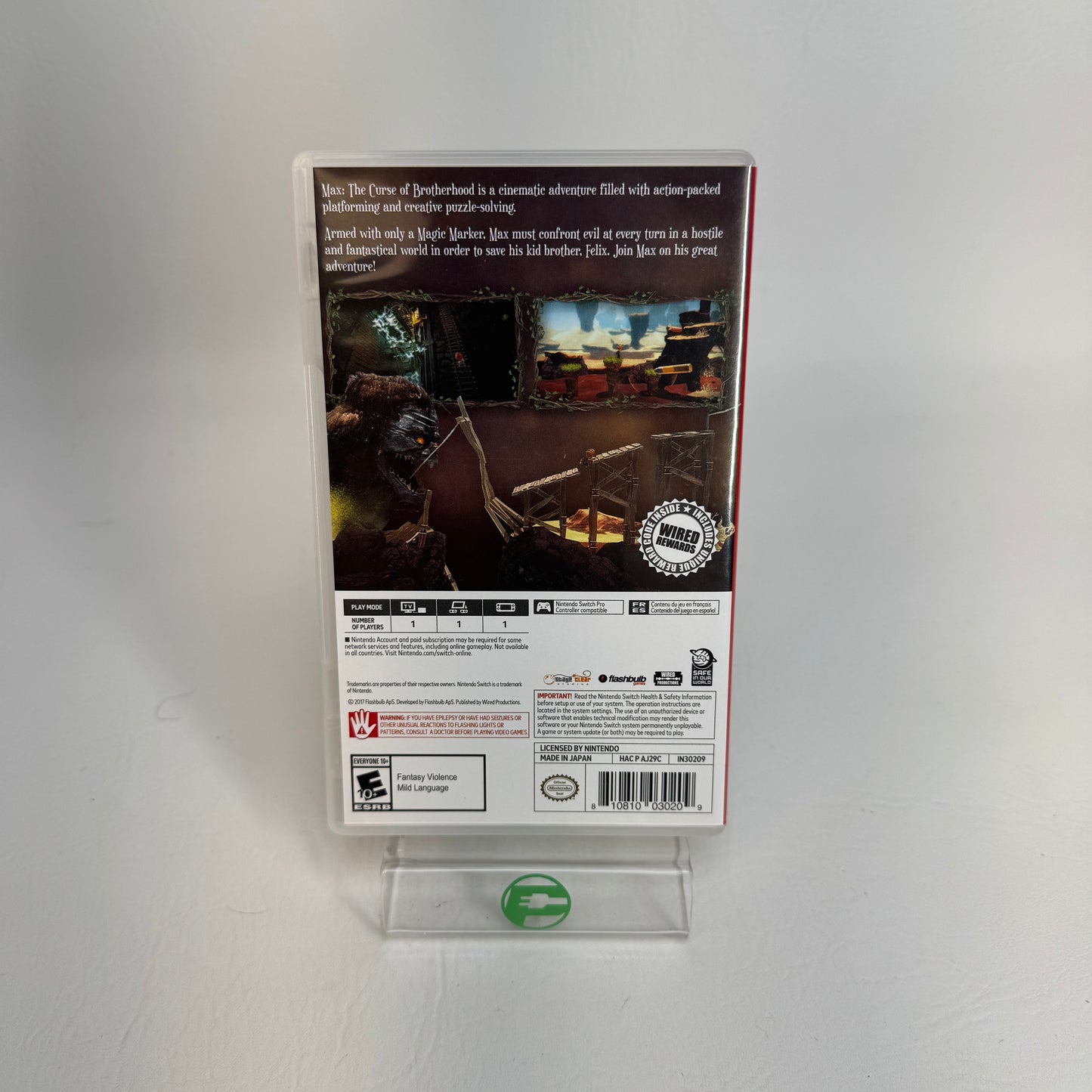 Max: The Curse of Brotherhood (Nintendo Switch, 2018)