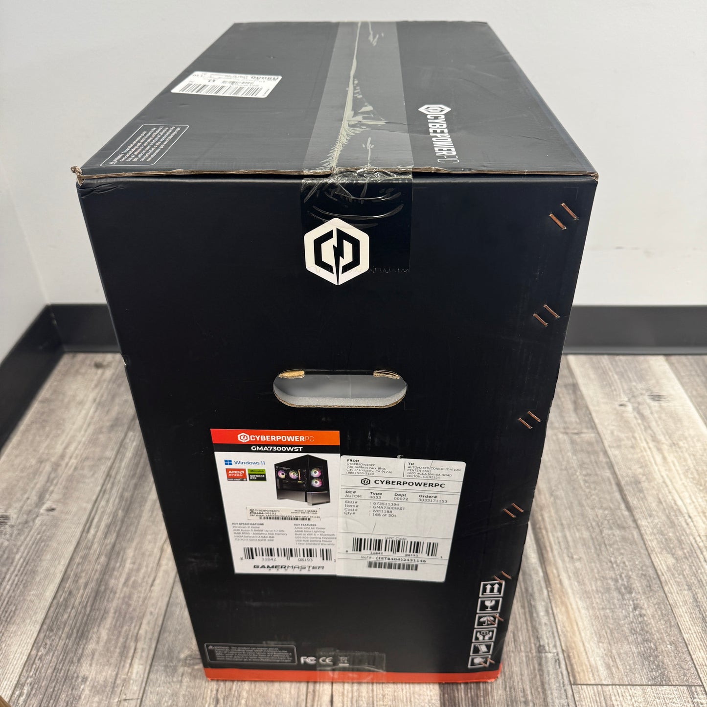 New CyberPower C-Series Ryzen 5 8400F 4.70GHz 16GB RAM 1TB SSD 