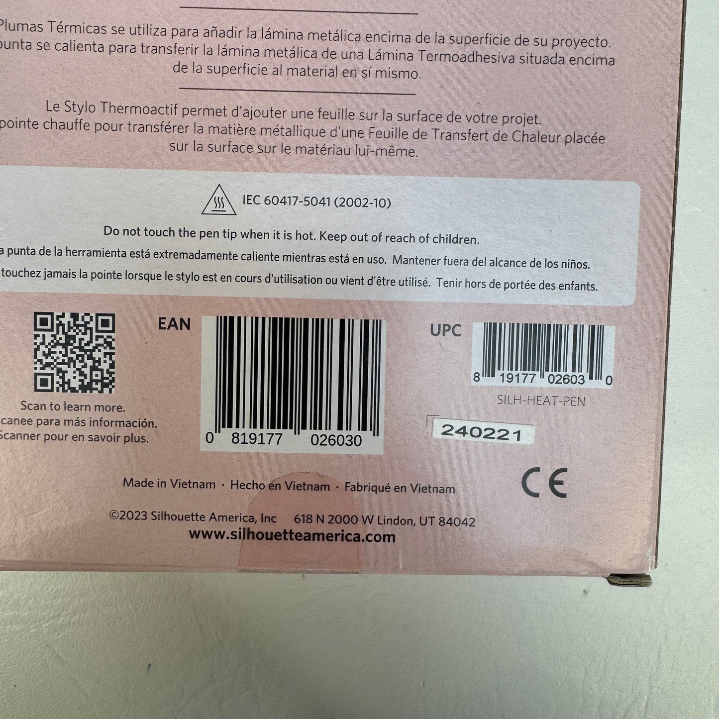 New Silhouette Heat Pen Set SILH-HEAT-PEN