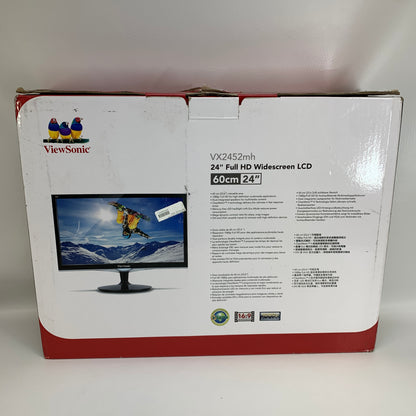 ViewSonic 24" VX2452MH FHD TN 60Hz Display Monitor