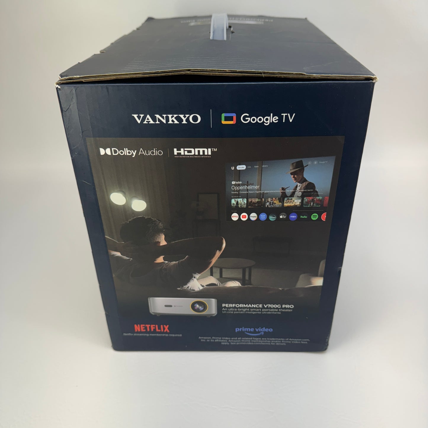 New Vankyo Performance V700G Pro 1920x1080p 650 ANSI Lumens LCD Projector V702P