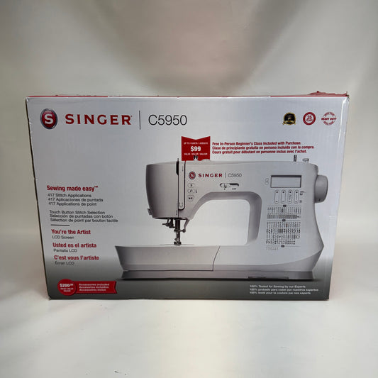 New Singer C5950 Sewing Machine