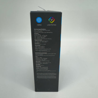 New Logitech G502 Hero Computer Mice M-UOO47