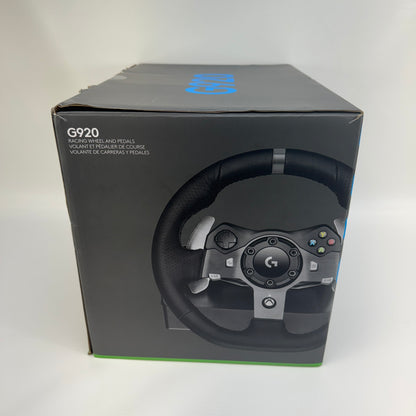 New Logitech G920 Gaming Steering Wheel W-U0004 Xbox One/Windows 10 or 11