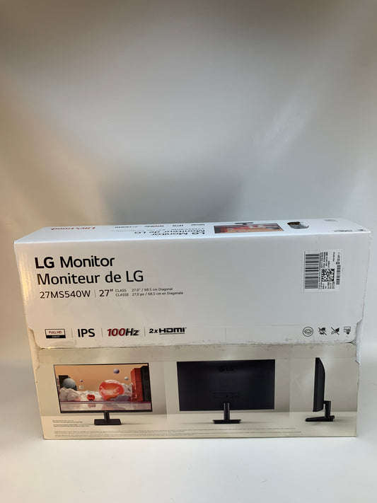 New LG 27" 27MS540W IPS LED IPS 100Hz Display Monitor