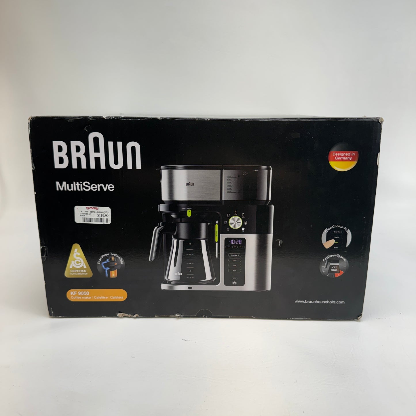 New Braun Multiserve Coffee Machine