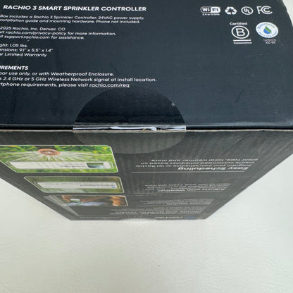 New Rachio 3 8 Zones Smart Sprinkler Controller 8ZULW-C