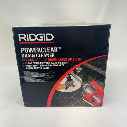 New Ridgid Powerclear Drain Cleaner Drain Cleaner K9-12