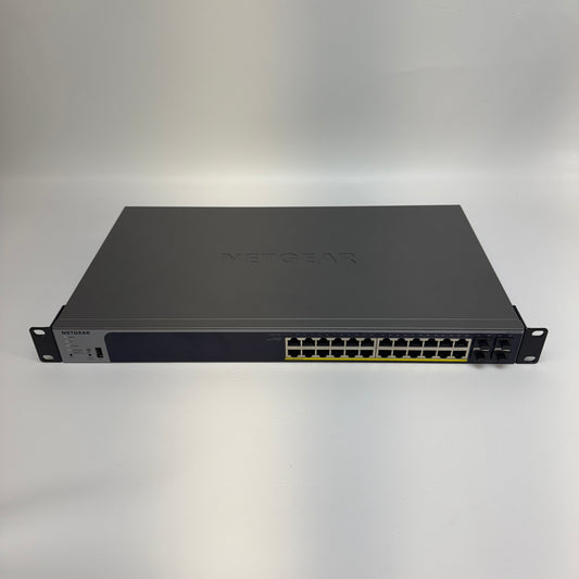 NETGEAR 24-Port Gigabit Ethernet GS728TPPV3 Ethernet Smart Switch GS728TPPV3
