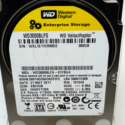 Western Digital 2.5" WD3000BLFS 300GB SATA II 3Gb/s HDD WD3000BLFS-01YBU4