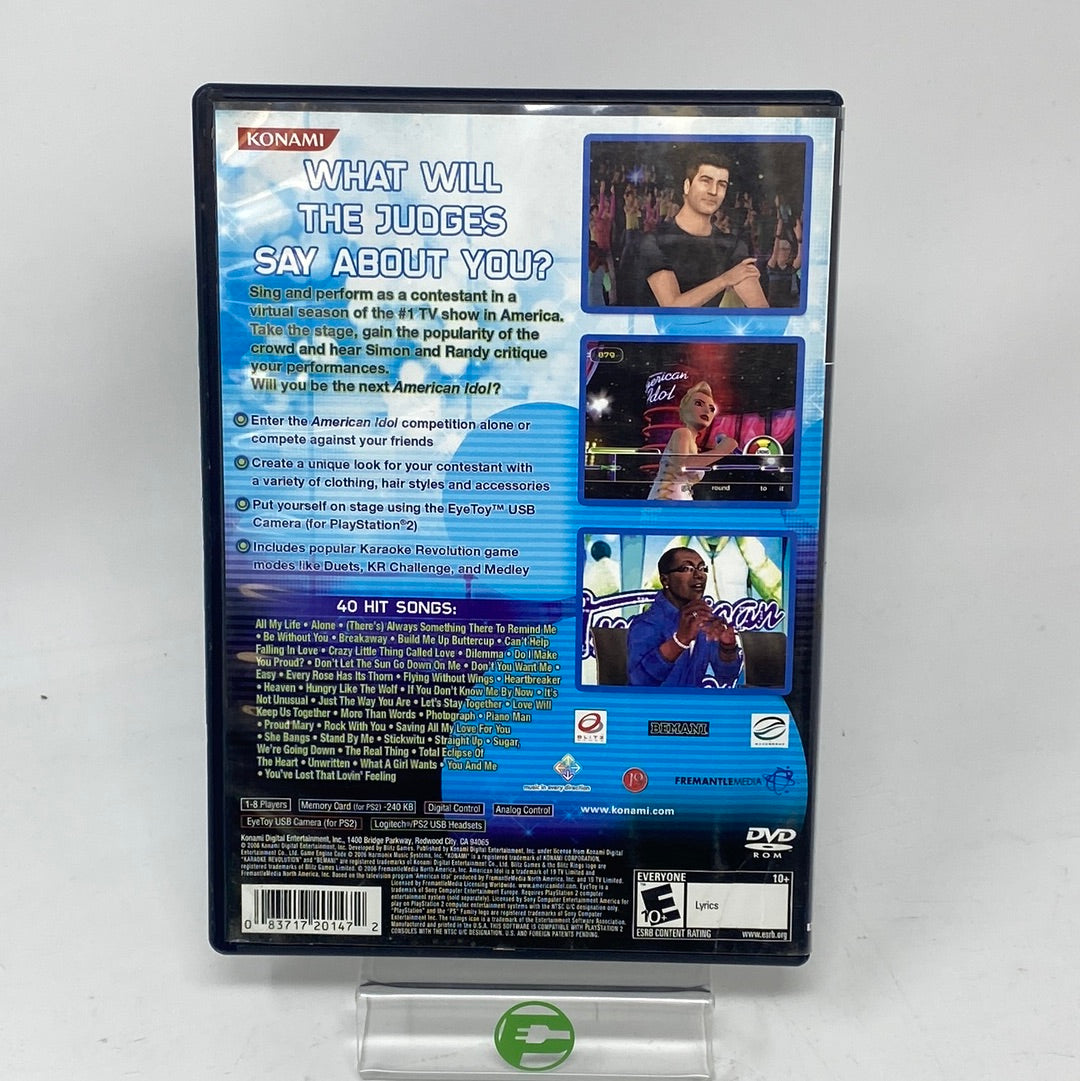 Karaoke Revolution Presents: American Idol (Sony PlayStation 2, 2007)