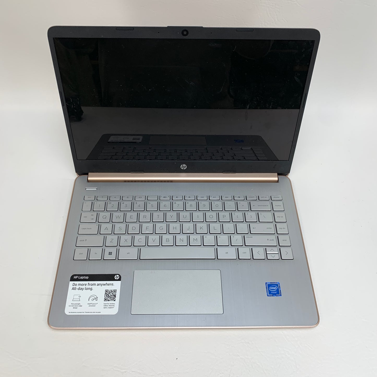 HP Laptop 14-DQ0070NR 14" Celeron N4120 1.1GHz 4GB RAM 64GB SSD