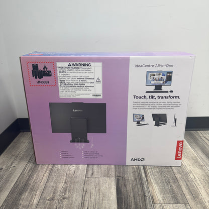 New Lenovo IdeaCentre AIO 27ARR9 F0HQ0060US 27" Ryzen 5 7535HS 3.30GHz 16GB RAM