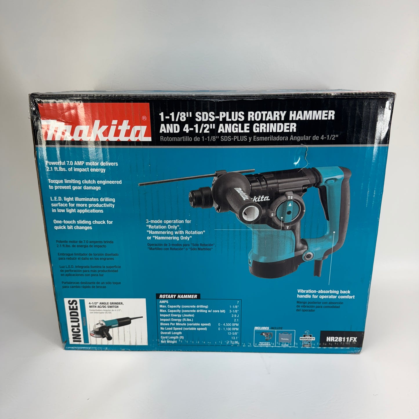 New Makita HR2811FX Cordless Rotary Hammer
