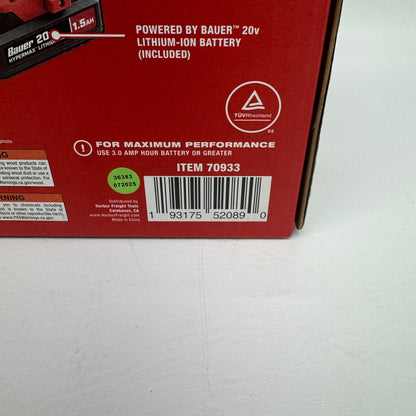 New Bauer 2498C-B1 20V Drill and Impact Driver