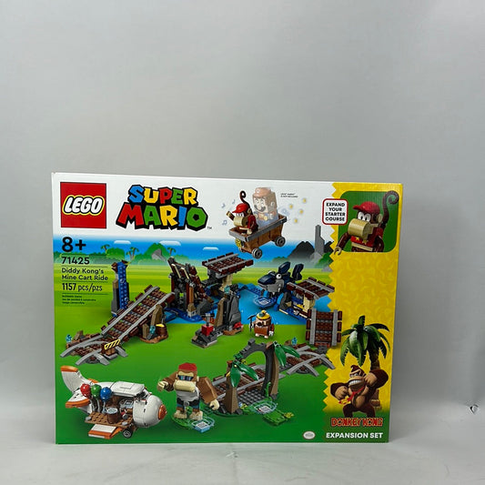 New LEGO Super Mario: Diddy Kong's Mine Cart Ride Expansion Set 71425