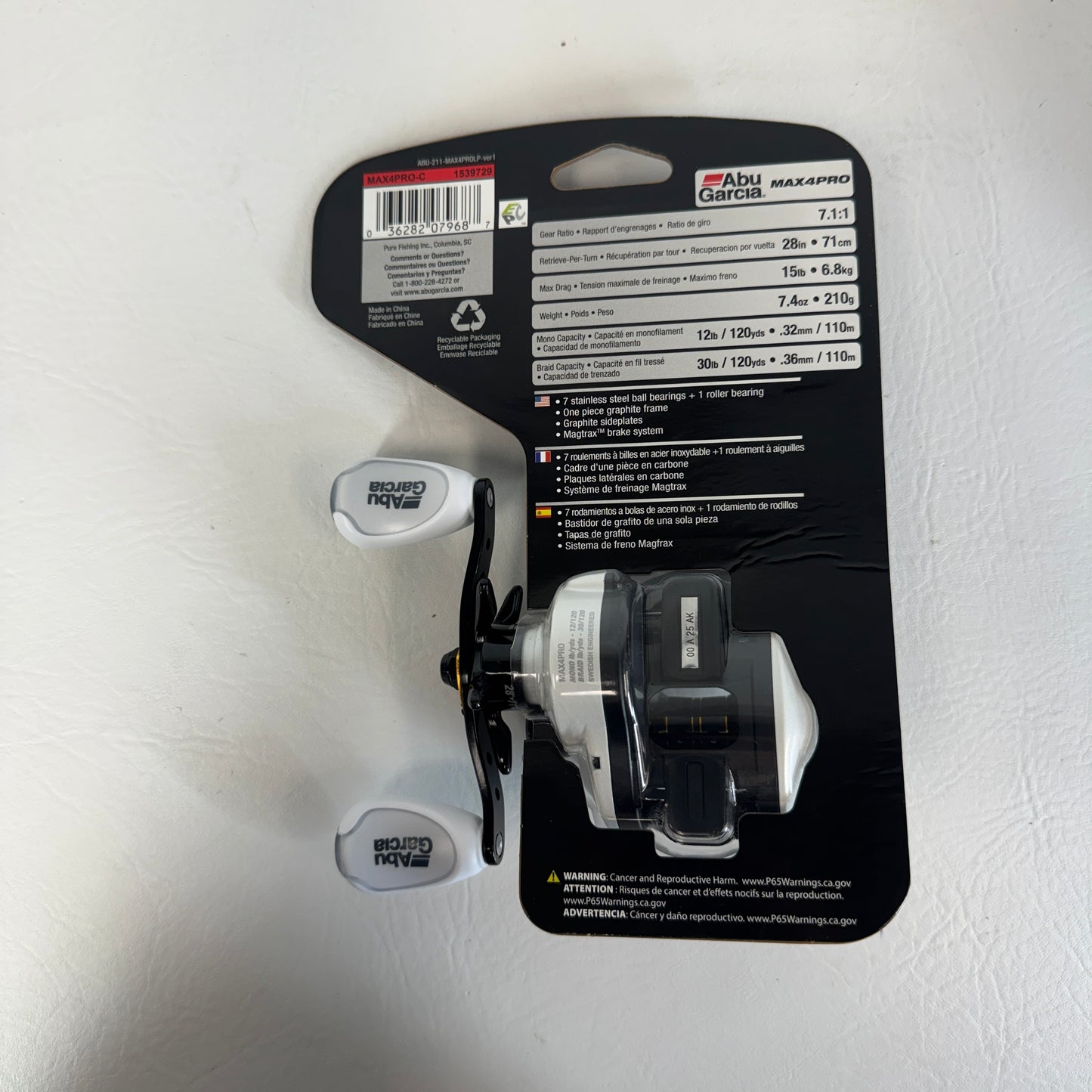 New Abu Garcia Max Pro Casting Reel