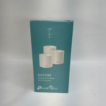 New TP-Link AX2700 Whole Home Mesh Wi-Fi 6 System Mesh WiFi 6 System DECO W8100