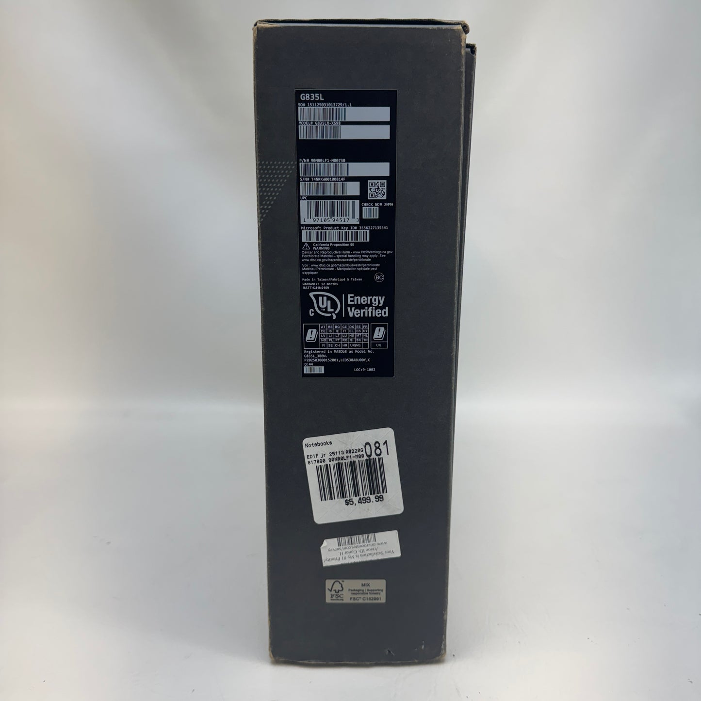 Asus ROG Strix Scar 18 G835L 18" Core Ultra 9 275HX 64GB RAM 2TB SSD RTX 5090