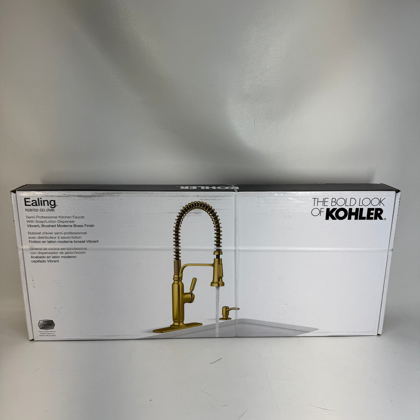 New Kohler Ealing Semi-Professional Kitchen Faucet Kitchen Faucet R28702-SD-2MB