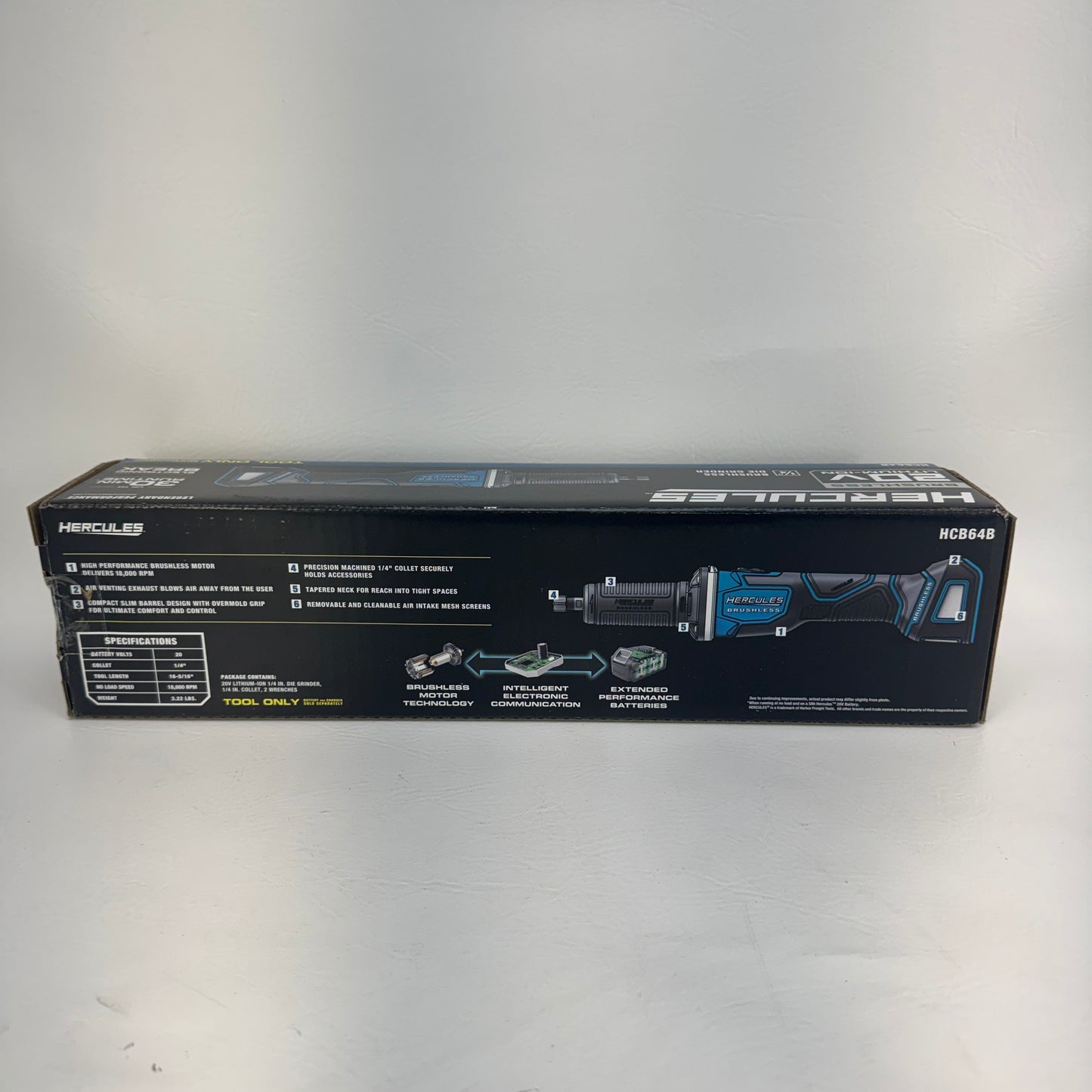 New HERCULES HCB64B 20V Brushless Die Grinder