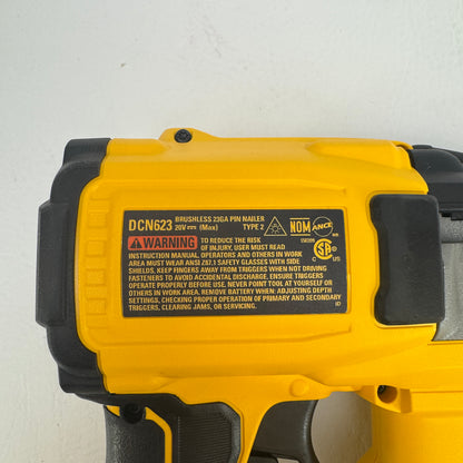 DeWalt DCN623 20V MAX 23GA Pin Nail