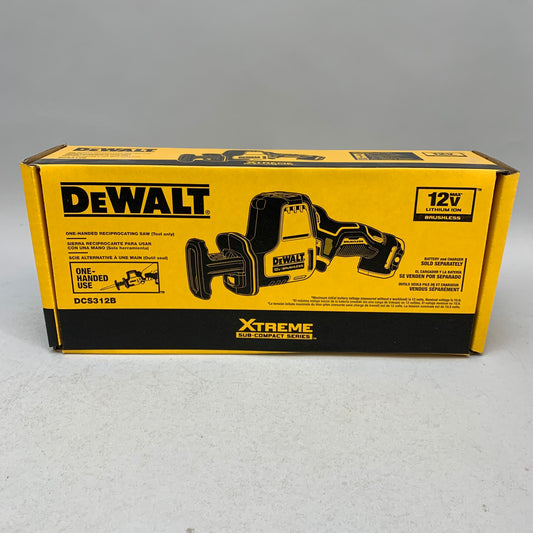 New DeWalt DCS312B 12V Max One-Handed Reciprocating Saw