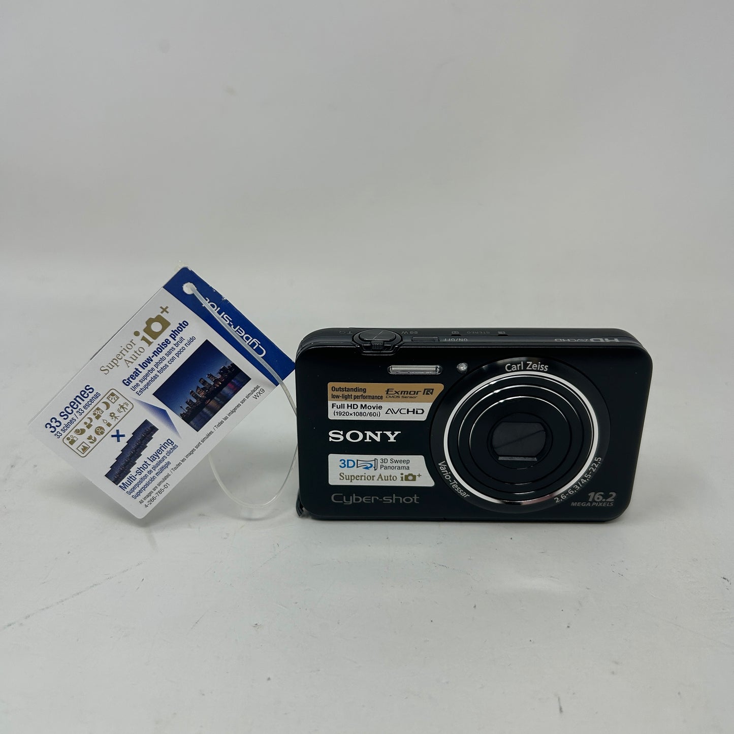 Sony Cyber-Shot DSC-WX9 16.2MP Compact Digital Camera Black