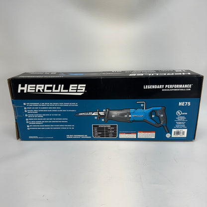 New HERCULES HE75 Corded Reciprocating Saw