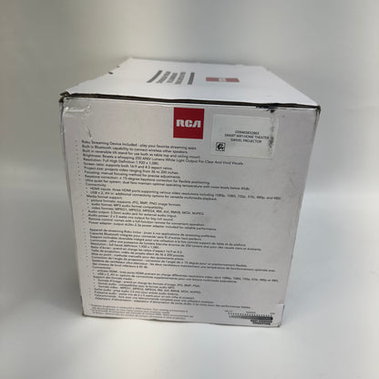 New RCA RPJ227 Projector/Streaming Device