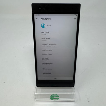 Factory Unlocked Razer Phone 2 64GB 9 Black RZ35-0259