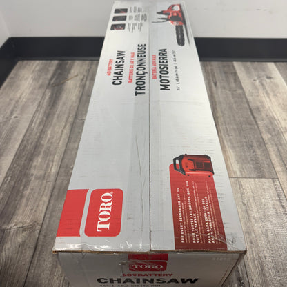New Toro 51850 60V Cordless Chainsaw