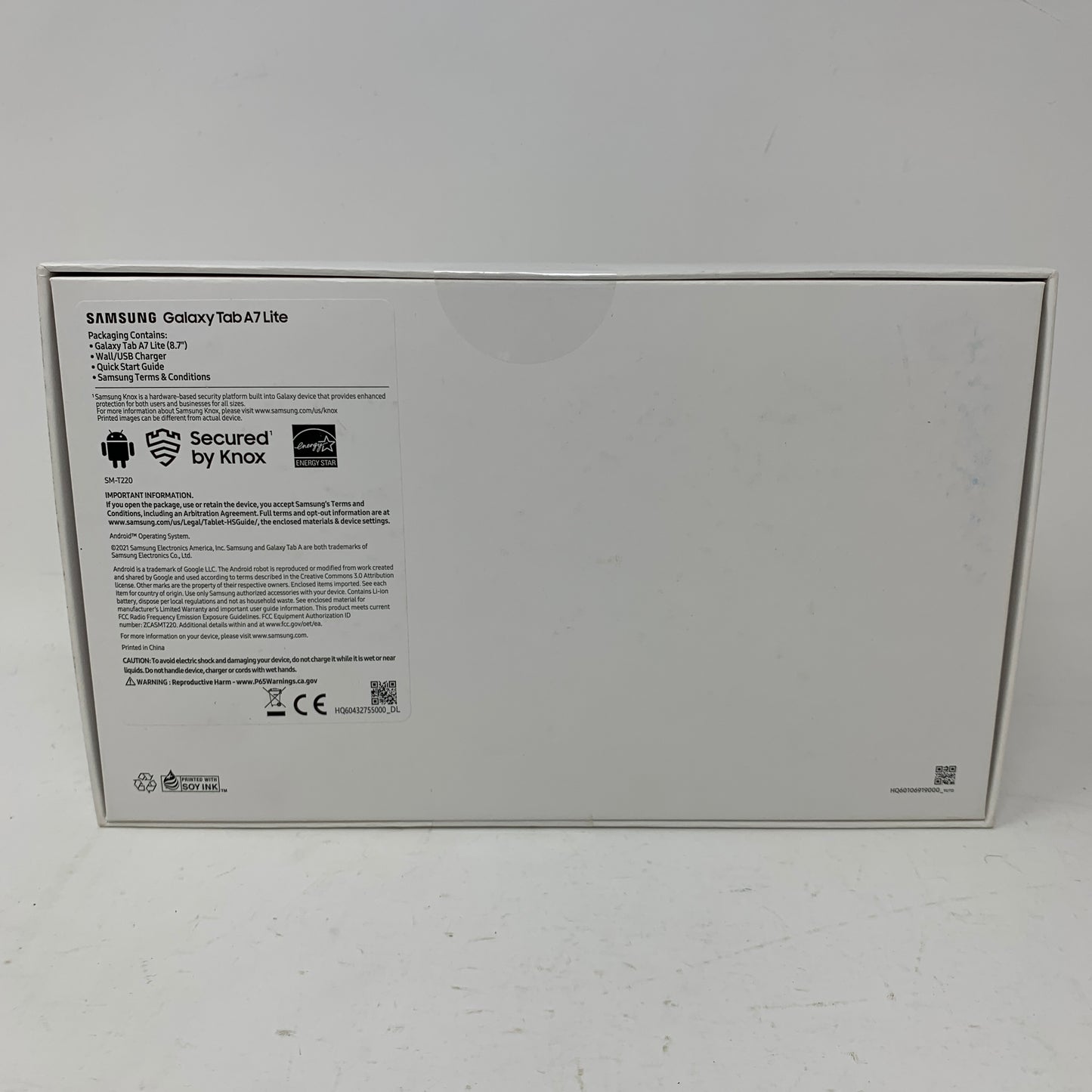 New WiFi Only Samsung Galaxy Tab A7 Lite 8.7" 32GB Gray SM-T220
