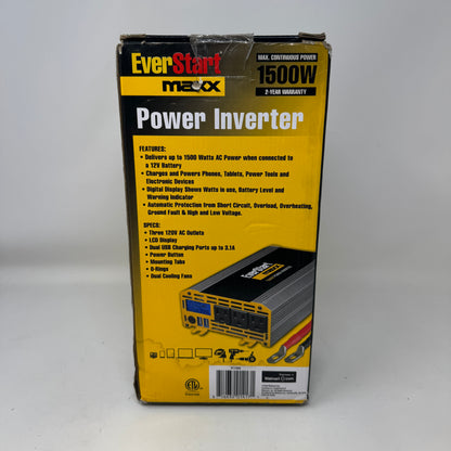 New EverStart Maxx 1500W Power Inverter