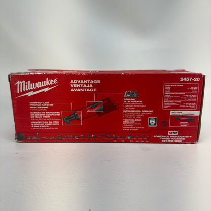 New Milwaukee 2457-20 M12 12V 3/8 Ratchet