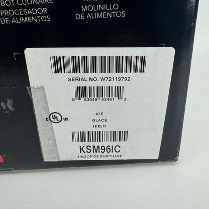 New KitchenAid Tilt Head Stand Mixer KSM96IC