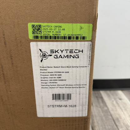 New Skytech Gaming Storm Ryzen 5 5600 3.50GHz 16GB RAM 1TB SSD Intel Arc A380