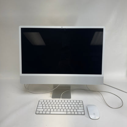 2021 Apple iMac 24" M1 3.2GHz 8GB RAM 256GB SSD Silver MGPC3LL/A