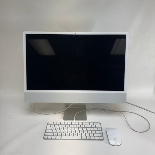 2021 Apple iMac 24" M1 3.2GHz 8GB RAM 256GB SSD Silver MGPC3LL/A