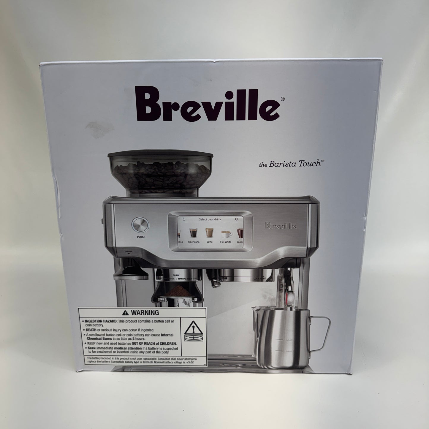 New Breville The Barista Touch Coffee Maker BES880BS