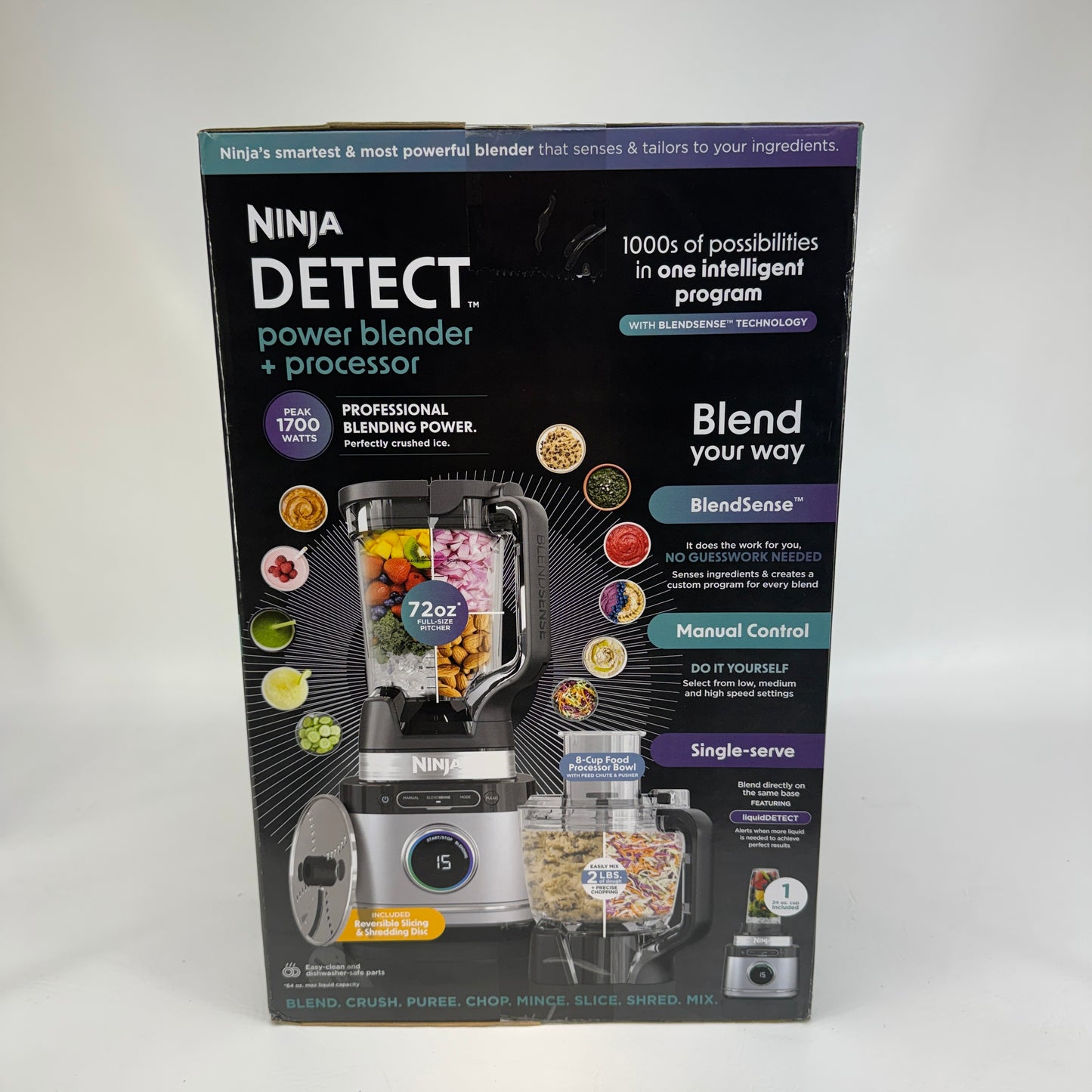 New Ninja Detect Power Blender + Processor Blender TB400WM