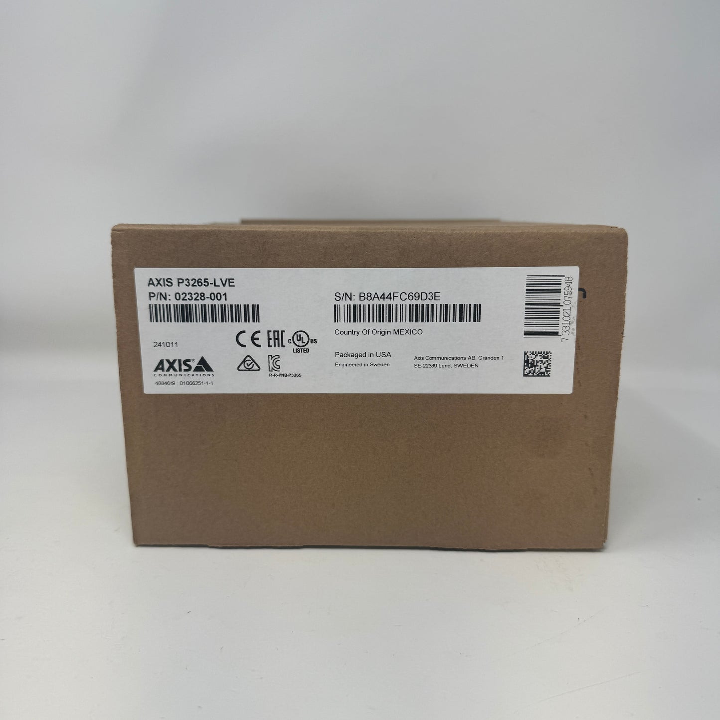 New Axis P3265-LVE Security Camera 02328-001