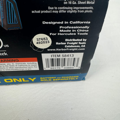 New HERCULES HC711B 20V 16 Gauge Nibbler