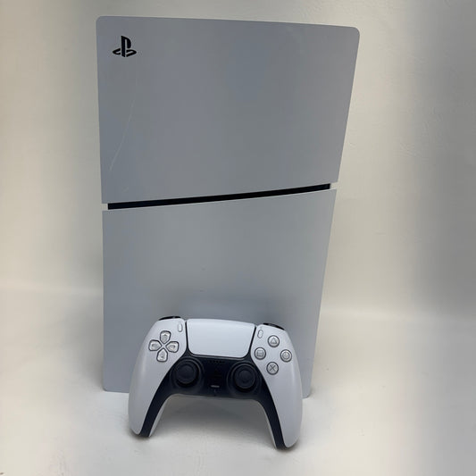 Sony PlayStation 5 Slim Digital Edition PS5 1TB White Console  System CFI-2015