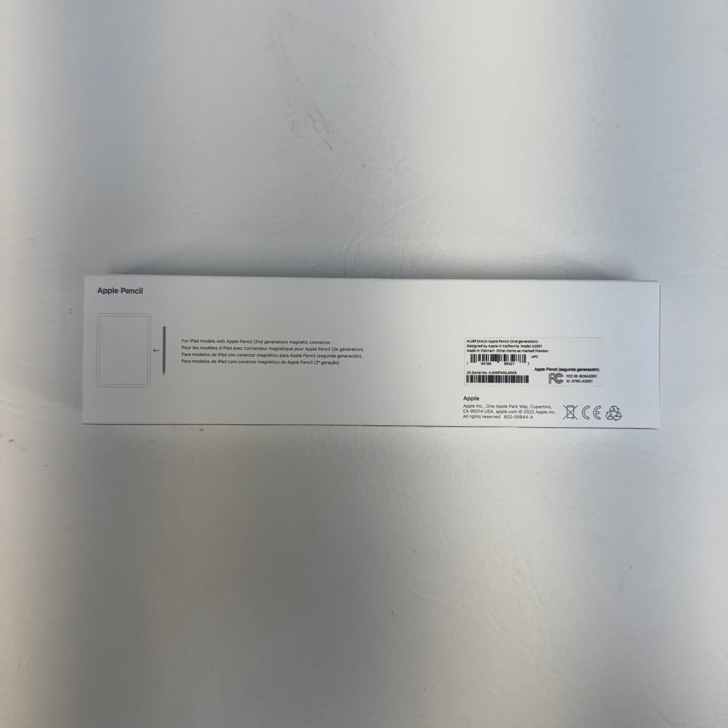 Apple Pencil 2nd Gen Smart Pencil Stylus White MU8F2AM/A